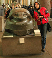 Anja Semling im British Museum, London. 2011